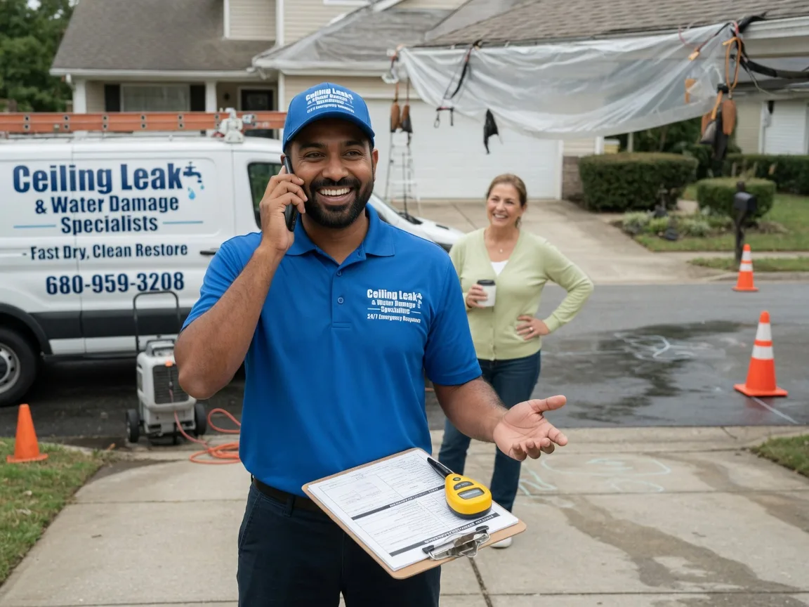 Ceiling Leak Cleanup White City, OR FAQs